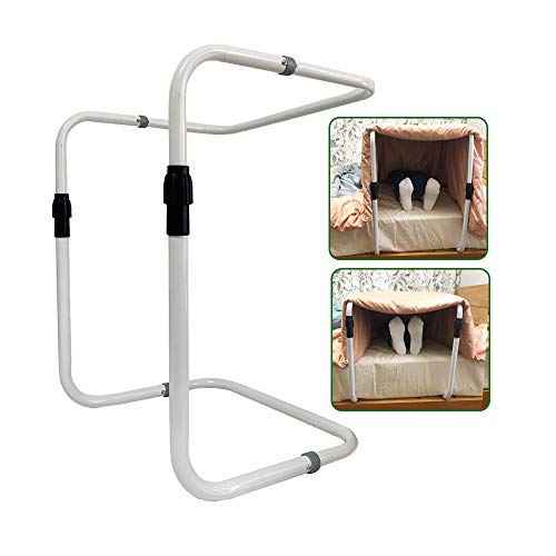 Mybow Blanket Lifter Foot Surgery Tent Cradle Bed Sheet Lifter Blanket Lift Bar Support Medical Tent Adjustable Blanket Holder for Bed Feet Ankle Surgery Recovery Arthritis Leg Cramps Gout Care