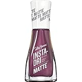 Sally Hansen Insta Dri Matte Metallics, Burnished Wine, 0.31 Fl Oz (Pack of 1)