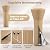 Giantex Patio Heater Cover, Waterproof Outdoor Stand-up Heater Cover w/ Zipper & Storage Bag, Dustproof, Wind-resistant, Sun-proof Propane Heater Cover, 87" H x 34" D x 19" B (Light Brown)