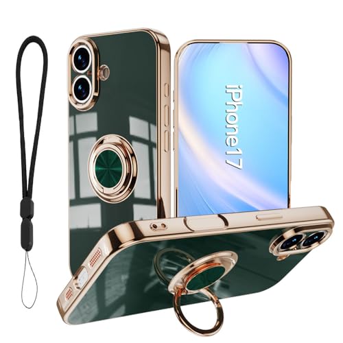 �yKSK�ziPhone17 �p �P�[�X �����O�t�� �X�}�z�P�[�X �ČRMIL�K�i �ϏՌ� �X�}�z�P�[�X �y�� ���� �C�菝�h�~ �����h�~ �ԍڃz���_�[ 360°��] �P�[�X �J�����ی�A�C�t�H��17 �A�C�z��17 �����ق�17 �����ӂ���17 case�i�O