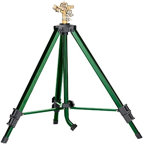 Orbit 20 Pack Heavy Duty Brass Lawn Impact Sprinkler on Tripod Base, Yard Watering - 58308D