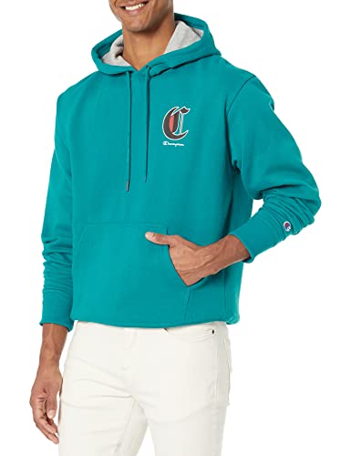 Sweat à capuche Champion en molleton premium couleur Dark Emerald