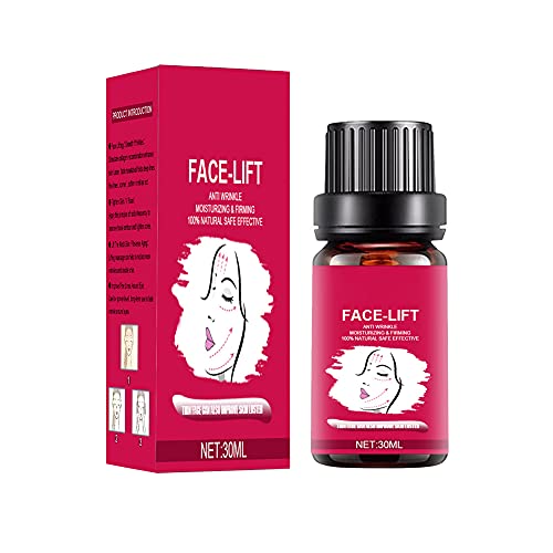 Gesichtslifting-Essenz, ätherisches Anti-Falten-Öl, Faltenbeseitigung, Nackenstraffung, Gesichtslifting-Massagegerät, V-Linien-Gesichtsstraffung Cover