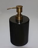 granit nero assoluto geflammt massiver Granit, Seifenpender, Cremespender, Spülmittelspender