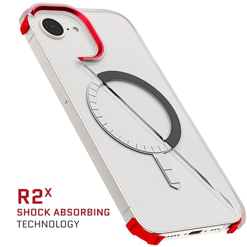 Coque silicone pour iPhone 16e Ghostek Covert transparente antichoc compatible MagSafe - 4