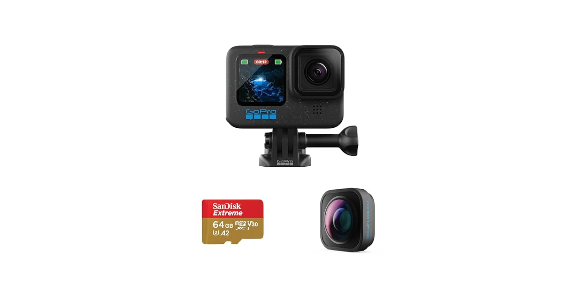 ビデオカメラ GoPro12 GoPro HERO12 Blackアクションカメラ (防水 + ブレ補正) | GoPro