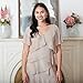 S.L. Fashions Women's Tiered Boudre Cocktail Dress with Embellished Neckline, Wedding Guest Gown (Petite and Regular Sizes), Gold, 18