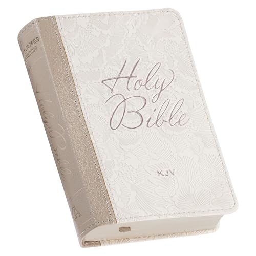 Kjv Bible Pocket Faux Leather White