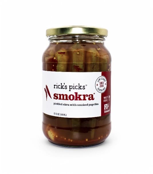 Rick's Pick Classic Pickle Jars Collection (6, Smokra)