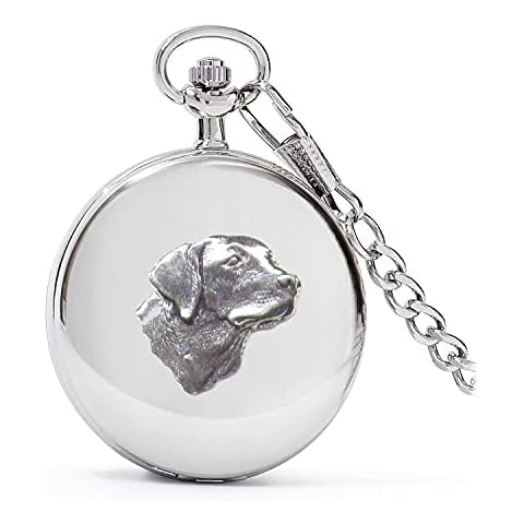 A4 Labrador's Head Quartz Pocket Watch Cover