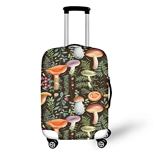 Bigcardesigns Wid Mushroom Luggage Covers Womens Girls Cute Travel Fashion Luggage Covers Suitcase Cover For 22-25 Inch #TOP5