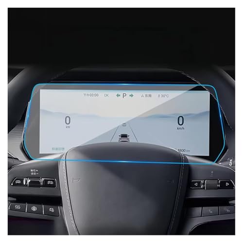 Film protecteur BYD Song L en verre trempé pour écran navigation GPS et radio 15.6 pouces x2
