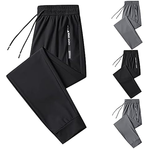 Litetao Women Quick Drying Sweatpants Comfy Stretch Hiking Pants Lightweight Breathable Unisex Active Pants Women and Men (Black-Straight Leg,3X-Large) Cover