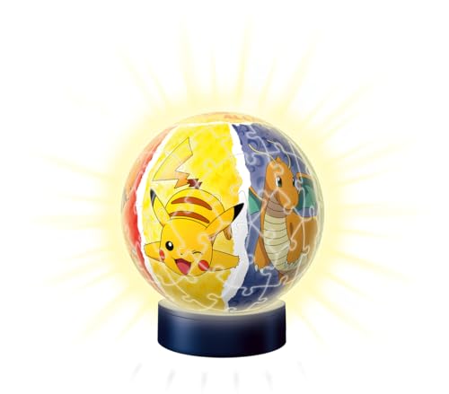 Puzzle 3D de Pokémon Ravensburger: maqueta interactiva y lámpara de noche infantil 7