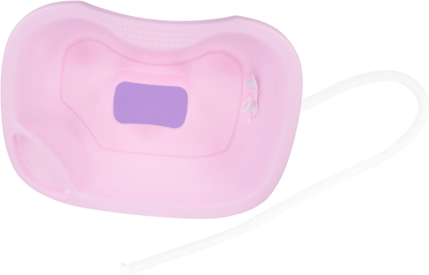 Portable Hair Washing Tray for Elderly Bedridden Plastic Shampoo Basin No-Bend Design for Home Care and Bedside Use