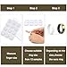 Ring 4 Sizing Kit, Compatible with Oura Ring4, Professional Finger Measuring Tool, Smart Ring Find Your Before You Buy Ring, Size 4 to 15