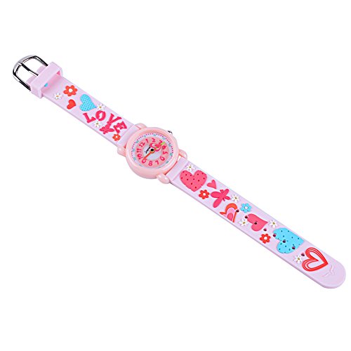 Image of Kids Watches for Boys Girls, 3D Cartoon Wrist Watch for Child Ages 3-8 | Cute Soft Silicone Watchband, Analog Dial, Daily Waterproof Durable, Birthday Christmas Ideal Gift for Little Child