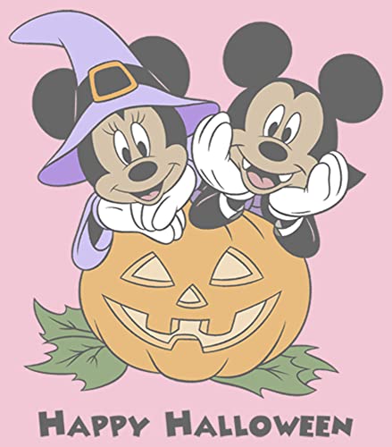 Disney Mickey Minnie Classic Happy Halloween Pumpkin Girls Standard T-Shirt2