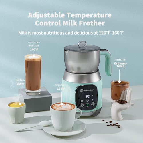 Maestri House 21OZ Milk Frother & Steamer with Variable Temperature Control and Froth Thickness Options for Lattes and Hot Chocolate - Image 2