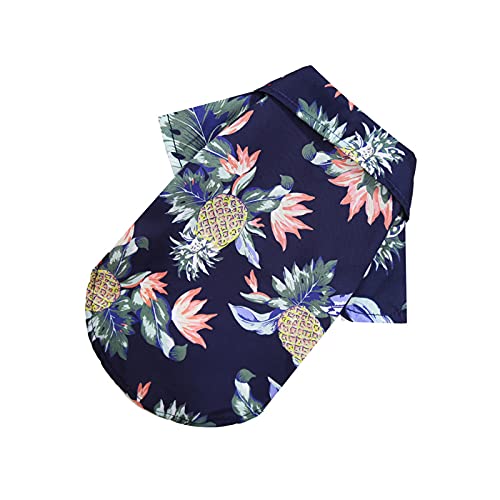 PETCUTE Camisa de Perro Ropa, Camiseta de Verano para Perros Hawaiano,Ropa de Perro Transpirable de Moda para Cachorros,Chaleco Suave para Perros Ropa para Perros Pequeños y Medianos
