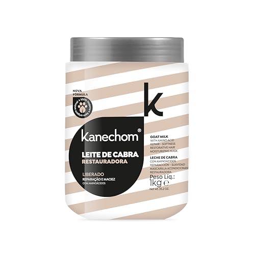 kanechom Linha Classics - Mascara Condicionante Restauradora Leite de Cabra 1000 Gr - (Kanechom - Classics Collection - Goat Milk Restoration And Conditioning Mascara Net 35.27 Oz) (107540)