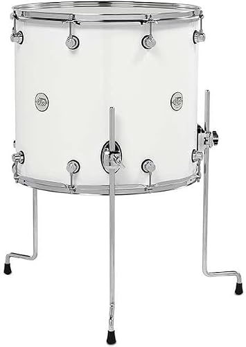 Dw Design Series Floor Tom - 16-Inch X 18-Inch - Gloss White #TOP15