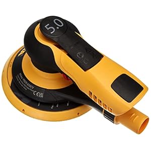 Mirka PROS 650CV / Pneumatic random orbital sander with central vacuum and hook and loop backing / for Ø 150mm sandpaper / 5.0mm stroke length / 8995650111