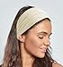 Zupro Fashion Wide Headbands 2 PCS for Women Headband Non Slip Elastic Soft Cotton Cloth African Sport Yoga Running Workout Turban Hair Bands Hair Accessories Head Wraps for Women and Girls