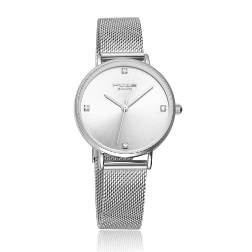 Sonata Poze Quartz Analog Silver Dial Stainless Steel Strap Watch for Women-SP80048SM01W (B0CT5TRK7M) Amazon Price History, Amazon Price Tracker