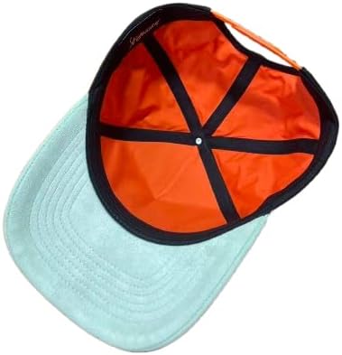 NYC Basketball Snapback Baseball Cap, Black Crown with Mint Suede Brim, Cotton Twill Adjustable Hat, Embroidered Front Logo, Streetwear Headwear - Image 4