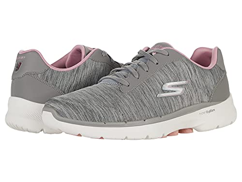 Skechers Skechers Women's Go Walk 6 - Magic Melody, Gray/Pink, 6