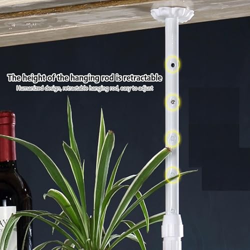 Support de bouteilles de vin en métal suspendu pour libérer l'espace des comptoirs