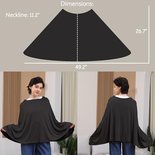 image for Seejoy Nursing Cover for Breastfeeding, 360°Full Coverage Nursing Pon