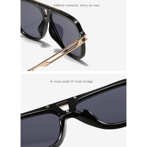 Metal Frame Men's Sunglasses Women's Luxury Sun Glasses Eyewear Uv4003