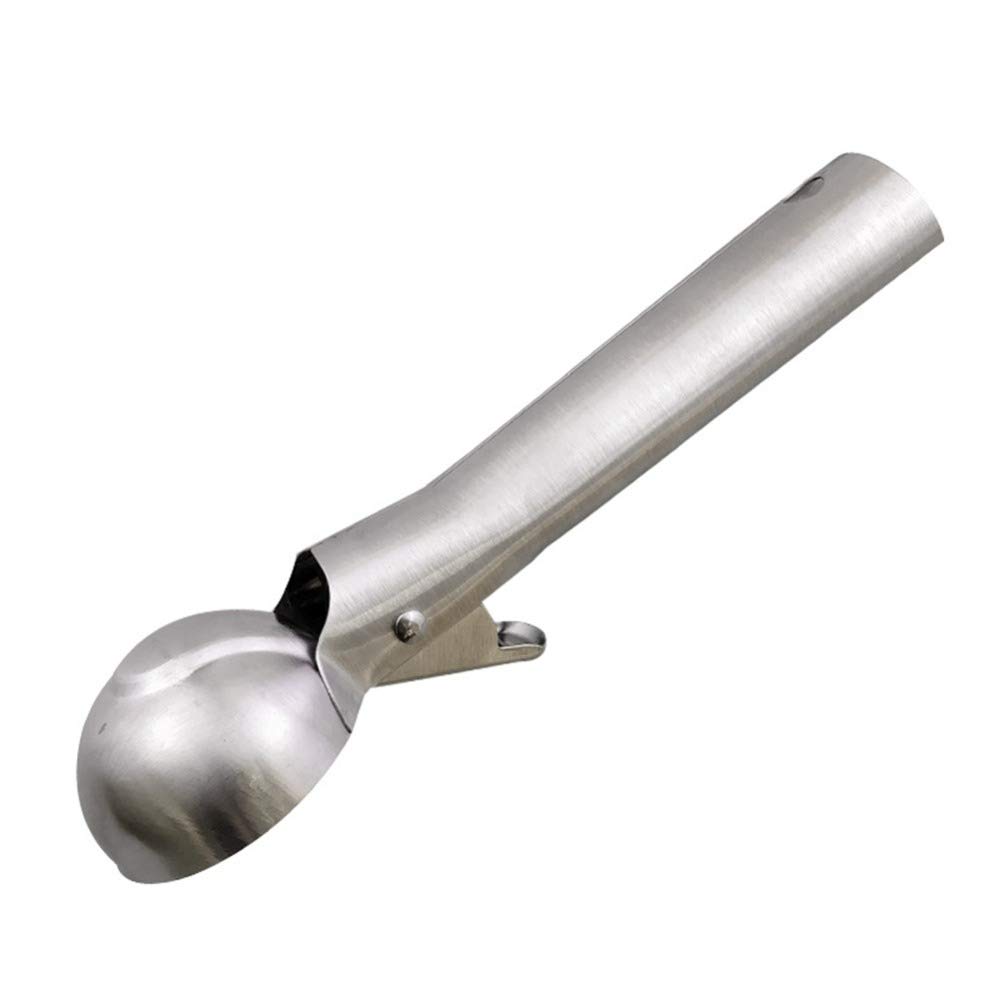 Cuillères À Glace Cuillères À Glace Piles en Acier Inoxydable Cuillère Antiadhésive pour Fruits Ustensiles De Cuisine pour Gâteau À La Maison