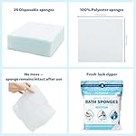 Scrubzz Disposable Rinse Free Bathing Wipes - 25 Pack - All-in-1 Single Use Shower Wipes, Simply Dampen, Lather, and Dry Without Shampoo or Rinsing - Image 2