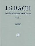  Das Wohltemperierte Klavier Teil I BWV 846-869; Leinenausgabe: Besetzung: Klavier zu zwei Händen: Instrumentation: Piano solo (G. Henle Urtext-Ausgabe)