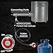 Propane Melting Furnace Kit,6kg(13LB) Smelting Furnace Kit with Crucibles & Tongs Kiln,Stainless Steel Smelter for Metal Scrap Recycle,Gold Copper Silver Aluminum Metal Casting Machine