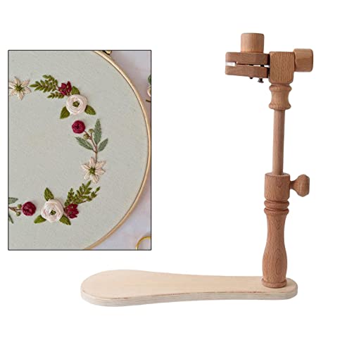 simhoa Suporte de bastidor para bordado em ponto cruz com rotação de 360 graus, Estilo Básico