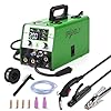 MIG Welder Machine 200Amp 240V 4 in 1 Multiprocess Welder,Mig Gas/Gasless Flux Core/Lift TIG/Stick MMA/Spool Gun Synergy Welding,Large LED Display Upgrade MIG200