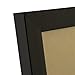 Craig Frames CD Display Frame – 7x12 Black Style, 1-Inch Moulding with Smooth Matte Finish, Clear Glass and CD Mat – Wall Mountable Album Display for Collectors