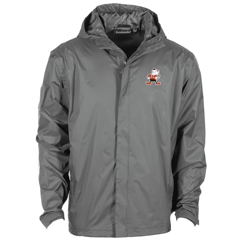 Image of Dunbrooke Men's NFL Tropic Waterproof Packable Full-Zip Hoodie Jacket