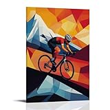 Idée : l'œuvre d'art est attrayante, évocatrice et rappelle une scène vintage classique, parfaite pour la décoration familiale moderne, Noël, Halloween, événement et est également un excellent choix pour offrir à des amis