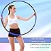 Exercise Hoops for Adults - Weighted Hoops for Exercise - Exercise Hoop for Kids, 2lb Weighted Exercise Hoop, 8 Detachable Sections - Professional Exercise Hoops (Blue)