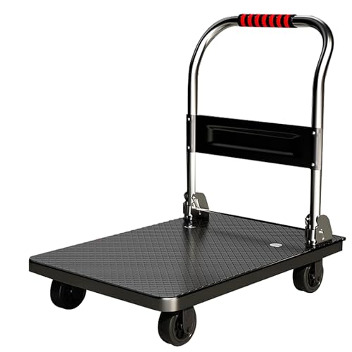 Carro de plataforma plegable de aluminio con 4 ruedas TPR