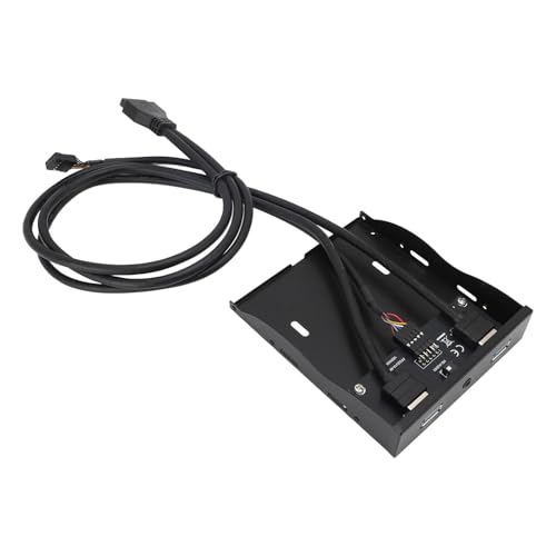 Panel de disquete USB A y audio HD con concentrador de 19 pines para constructores de PC 4