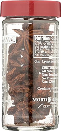 MORTON & BASSET Organic Star Anise, 0.6 OZ
