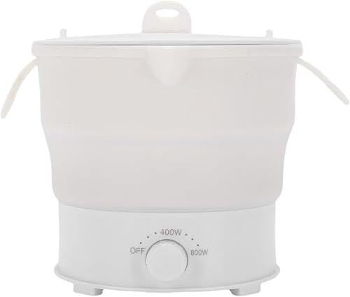 Miniatura 4 de Pssopp Multi Function Ramen Cooker Foldable Electric Cooker, Easy to Fold Space Saving Security Silicone Material Multifunctional Travel Hot Pot for