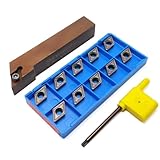 [Super durable] Lames inserts rotatifs cnc est fabriquée en carbure de haute qualité, qui a une excellente dureté et résistance à l'usure, peut résister à une pression de coupe de haute intensité et n'est pas facilement endommagée après une utilisation à long terme.