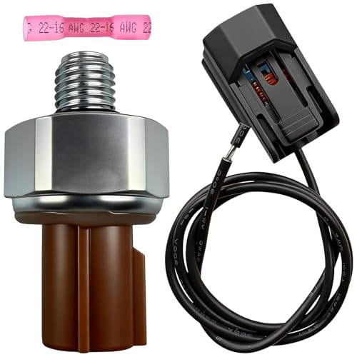 Broaug 37240-R70-A04 Engine Oil Pressure Switch with Connector Wiring Harness & Terminals Compatible with Honda Acura Replaces 37240R70A02-PS499-37240R70A02-37240R70A03-37240R70A04-926702-PS499T